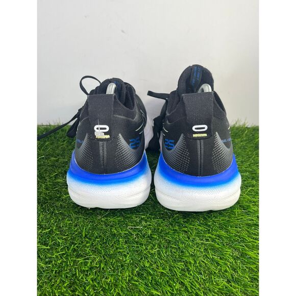 ASICS GEL-Nimbus 25 Wide Men’s Size 10.5 2E Black Blue Running Shoes FF Blast+ P main image 6